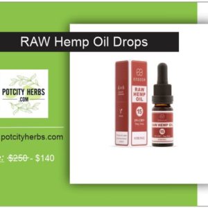 raw hemp oil drops